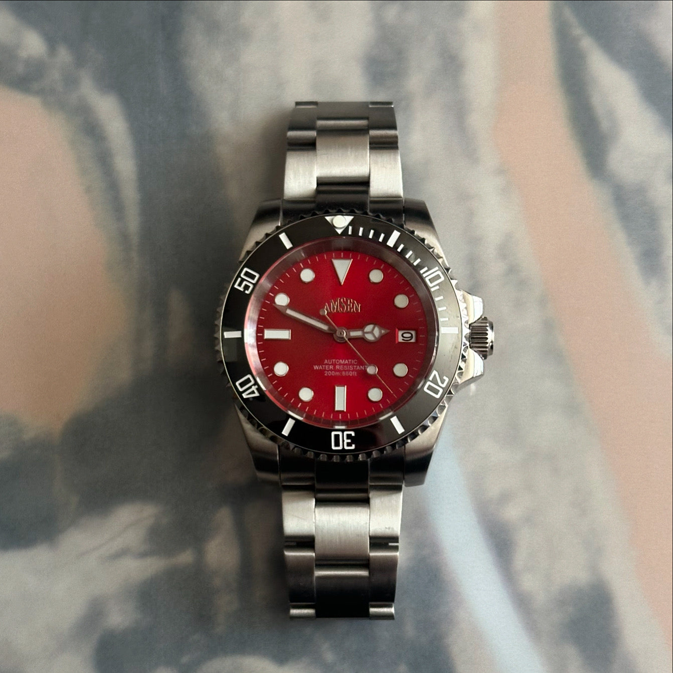 Red Dive Watch